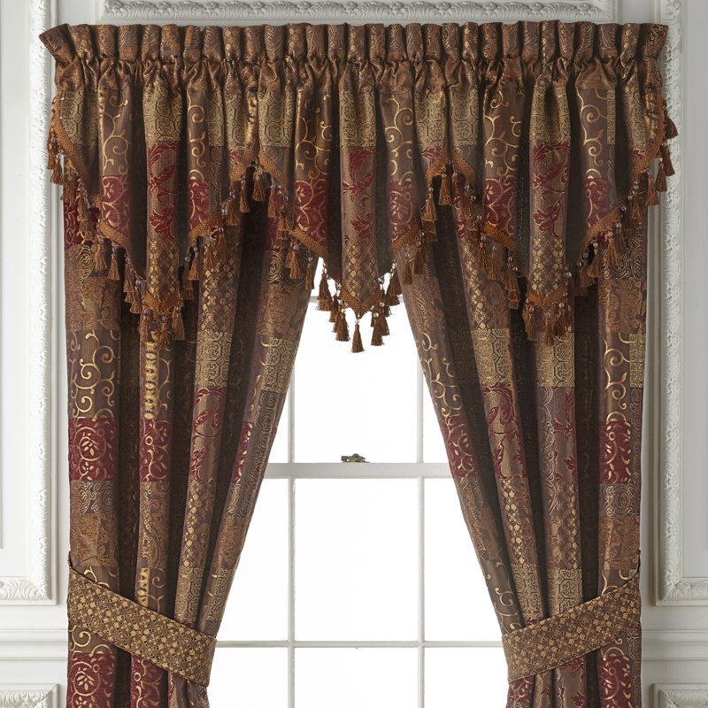 Croscill Galleria Ascot Swag 40" Window Valance & Reviews Wayfair